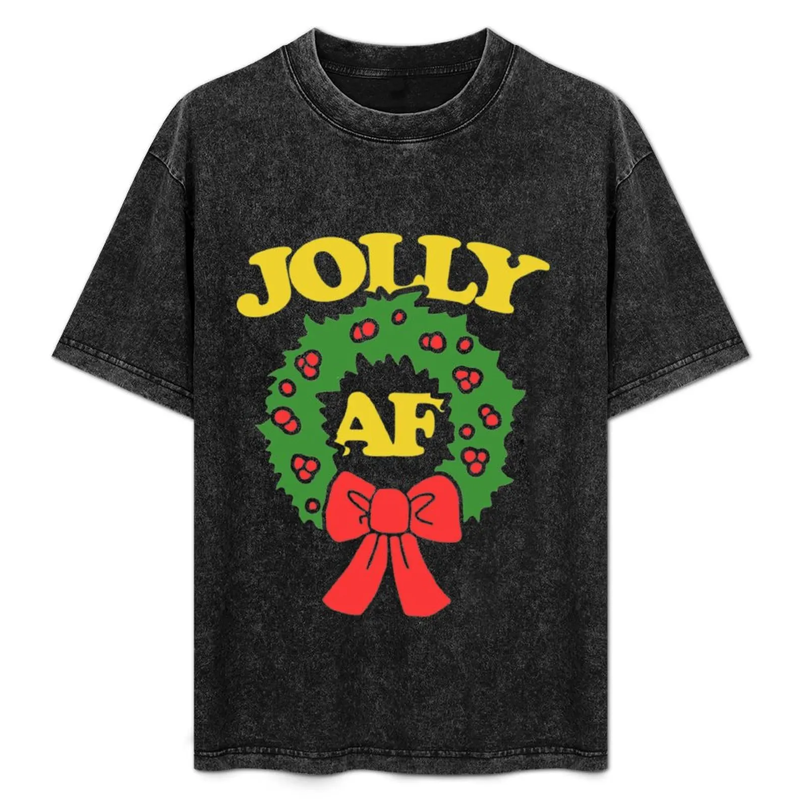

Jolly Af Christmas Jolly AF Christmas T-Shirt sports fans graphics aesthetic clothes cheap stuff Men's t shirts