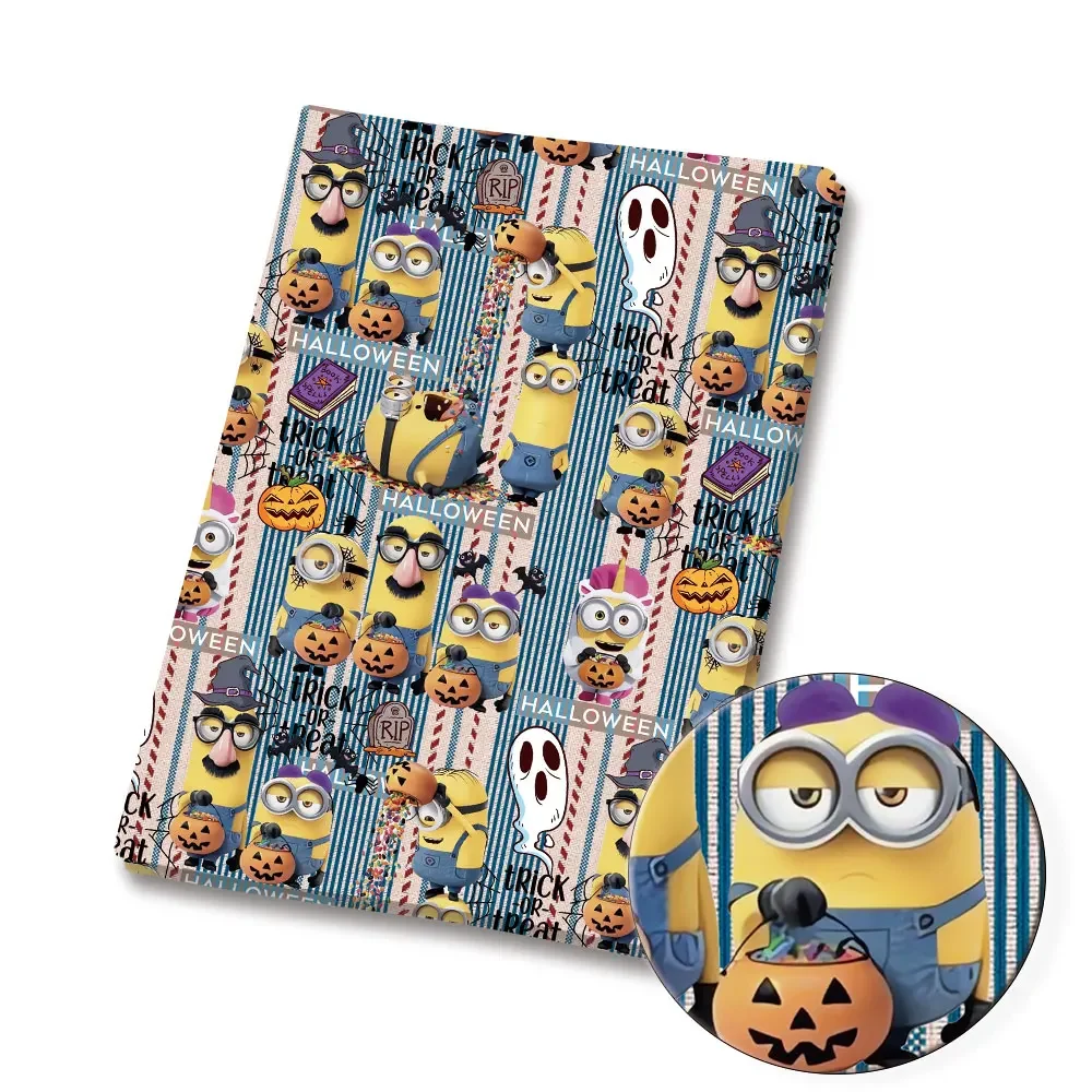 BEAST KINGDOM minions Cartoon cotton fabric Patchwork Tissue Kid Home Textile Sewing Doll Dress Curtain Polyester cotton Fabric