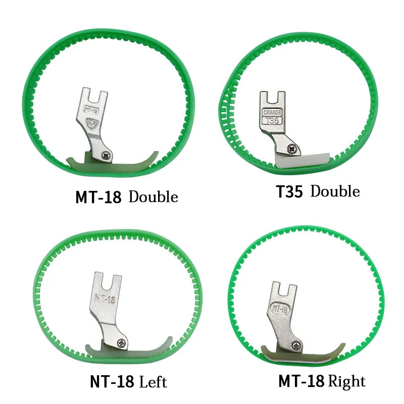 MT-18 T350 Presser Foot With Ring Fit Single Needle Lockstitch Sewing Machine Accessories Double Ring Plastic Wheel Presser Foot