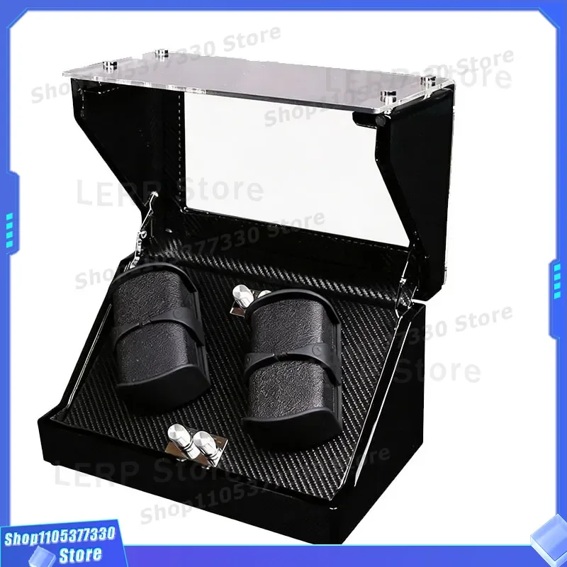 Luxury Automatic Watch Winder Box with Touch Screen LED Light Silent Motor Rotating Display Case for Mechanical Watches