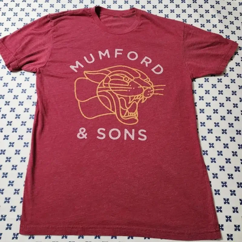 Mumford and Sons Logo Red Color Full Size S To 5XL T shirt Adults NI1594