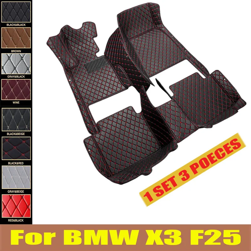 

Car floor mats for BMW X3 F25 2011 2012 2013 2014 2015 2016 Custom auto foot Pads automobile carpet cover interior trunk mat