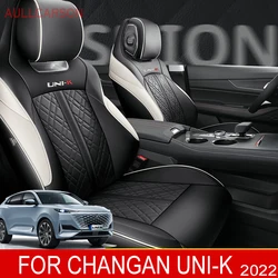 For Changan Unik Uni-K 2023 2024 Leather Car Seat Cover Colour Track Detail Style Protector Salon Airbag Compatible Accessories