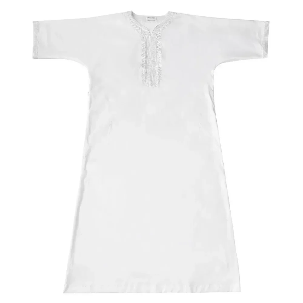 Męska odzież muzułmańska islamska arabska Dubai tradycyjna abaja sukienka kaftan turecki Ramadan Eid modlitwa jubba thobe długa szata kaftan