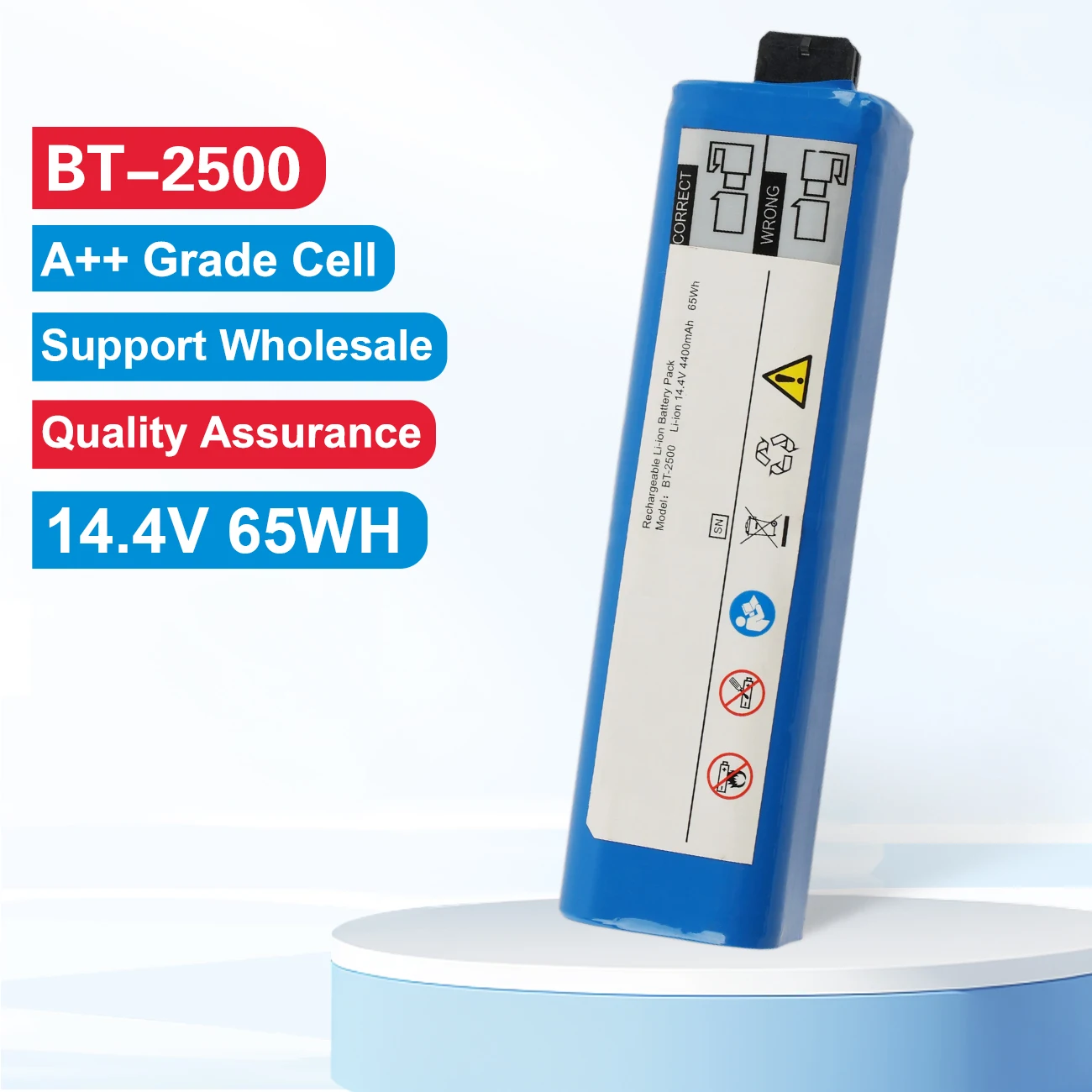 

Сменный аккумулятор BT-2500 для ультразвука Chison Site ~Rite*80, 14,4 В, 4400 мАч/65 Втч