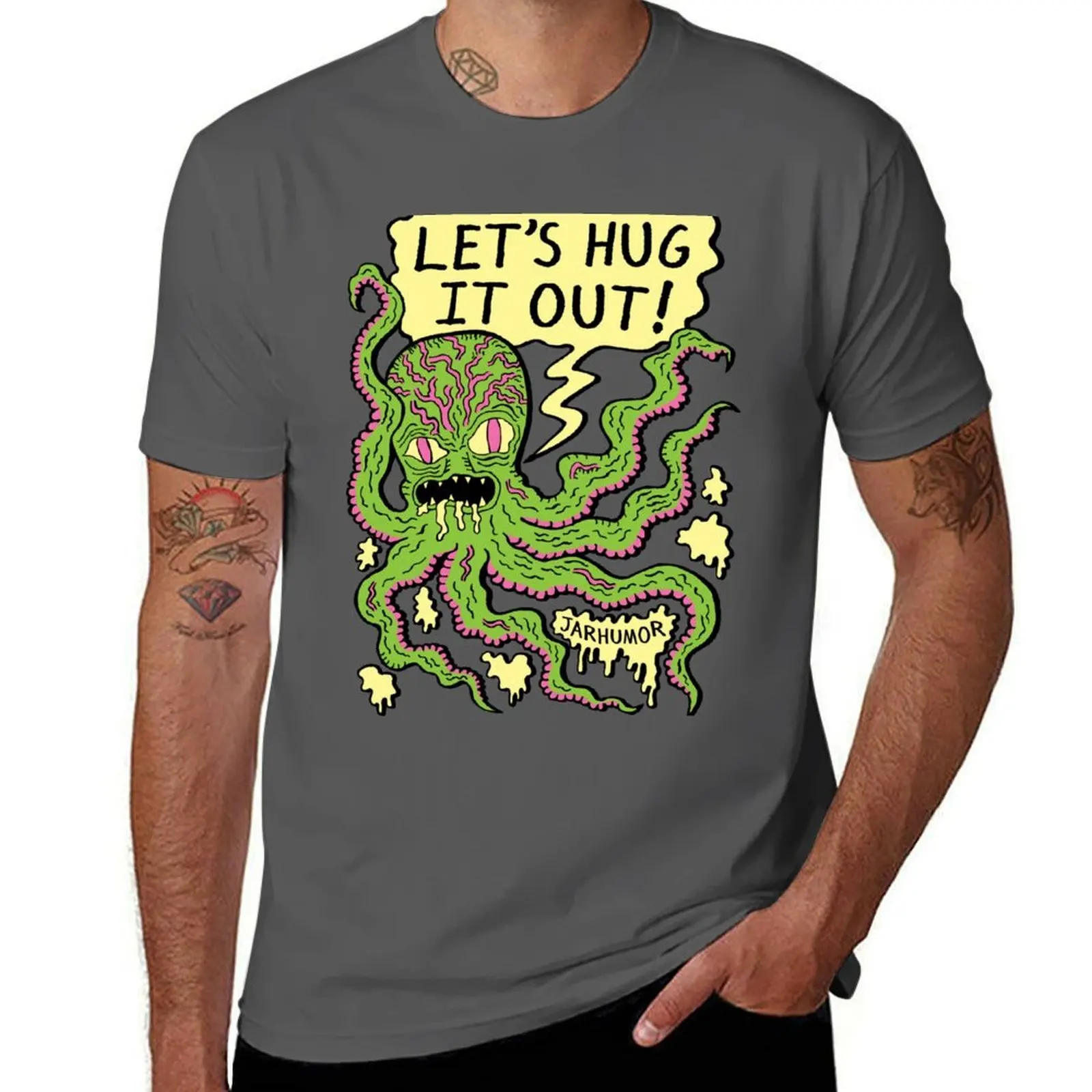 

Lets Hug It Out T-Shirt t shirts for man graphic funny anime t shirts oversize T-Shirt