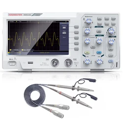 HANMATEK-Osciloscopio digital para electrónica de señales, máquina osciloscópica de 100mhz, modelo DOS1102 de banda ancha, frecuencia de muestreo de 1gsa/s con pantalla de 7'' TFT LCD