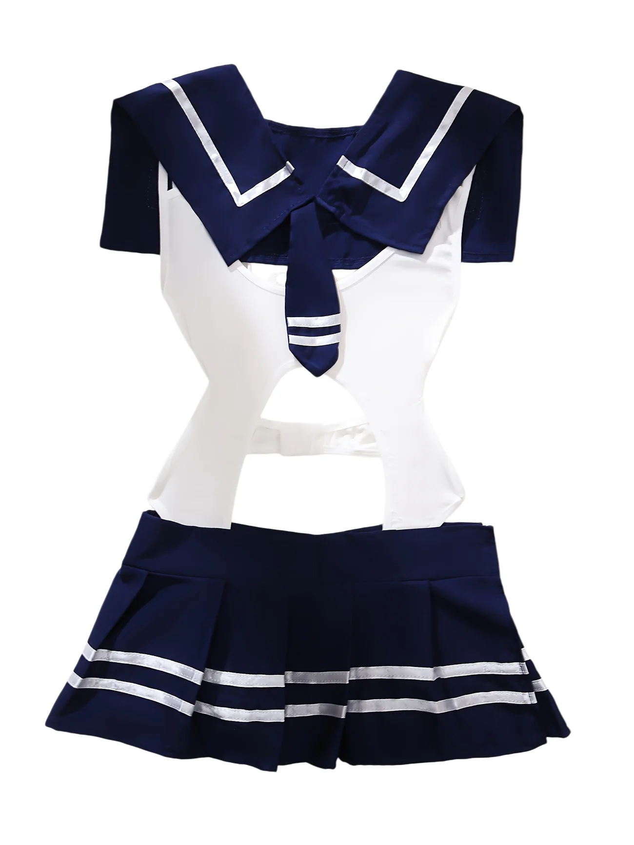 

Sexy School Girl Cosplay Costume JK Uniform Lingerie Set Perspective Bodysuit Plaid Mini Skirt Women Erotic Role Play Outfit Sui