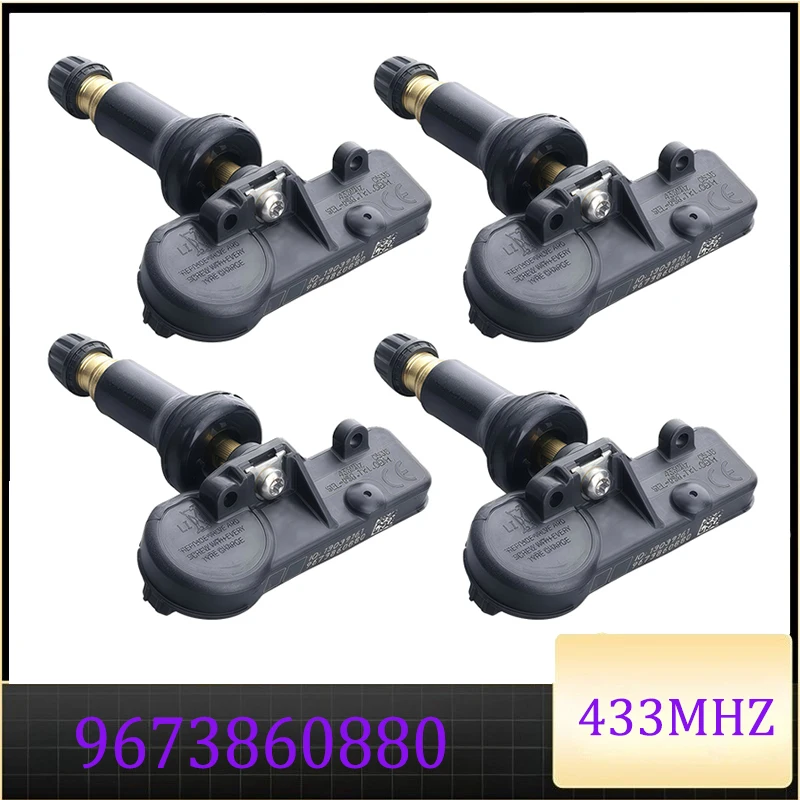

9673860880 9683420380 New Tire Pressure Sensor for 2008-2017 Citroen C4 Picasso DS4 DS5 Jumper II 2.0 2.2 433MHZ TPMS 4260748020