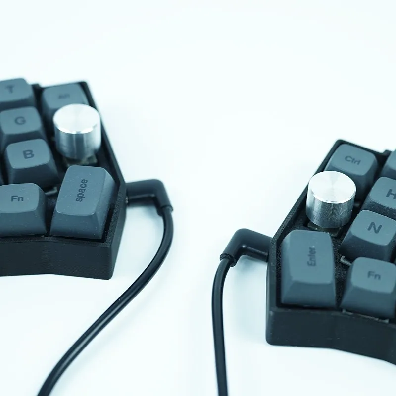 Worne Wired Split Keyboard Kit Customized RGB Hot Swap Ergonomics Single Mode Split Keyboard for VIAL Left Right Hand Keyboard