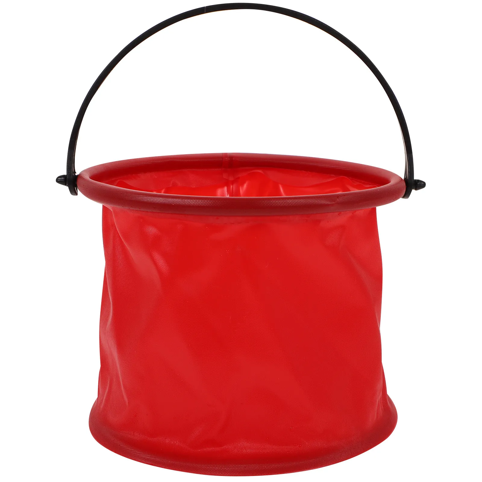 Paint Brush Holder Bucket Shape Foldable Pens Pencil Container Portable Desktop Organizer Painting Supplies Random Color