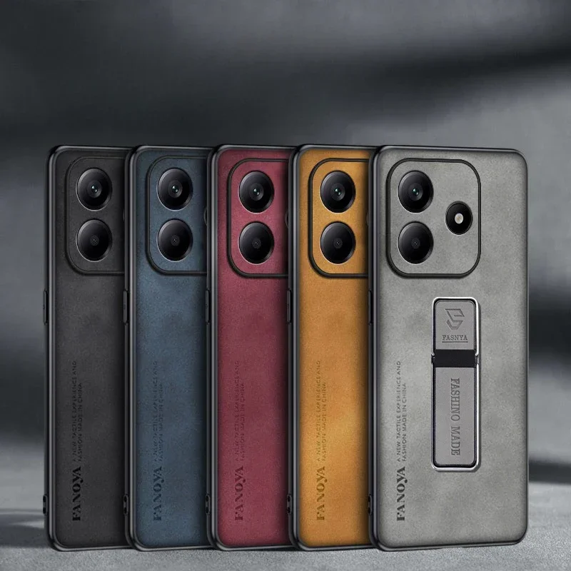 

For Xiaomi Poco X7 Pro 5G X7poco Case Luxury Magnetic Leather Holder Phone Case For Xiaomi Poco X7 Pro Ironman X7 Pro Back Cover