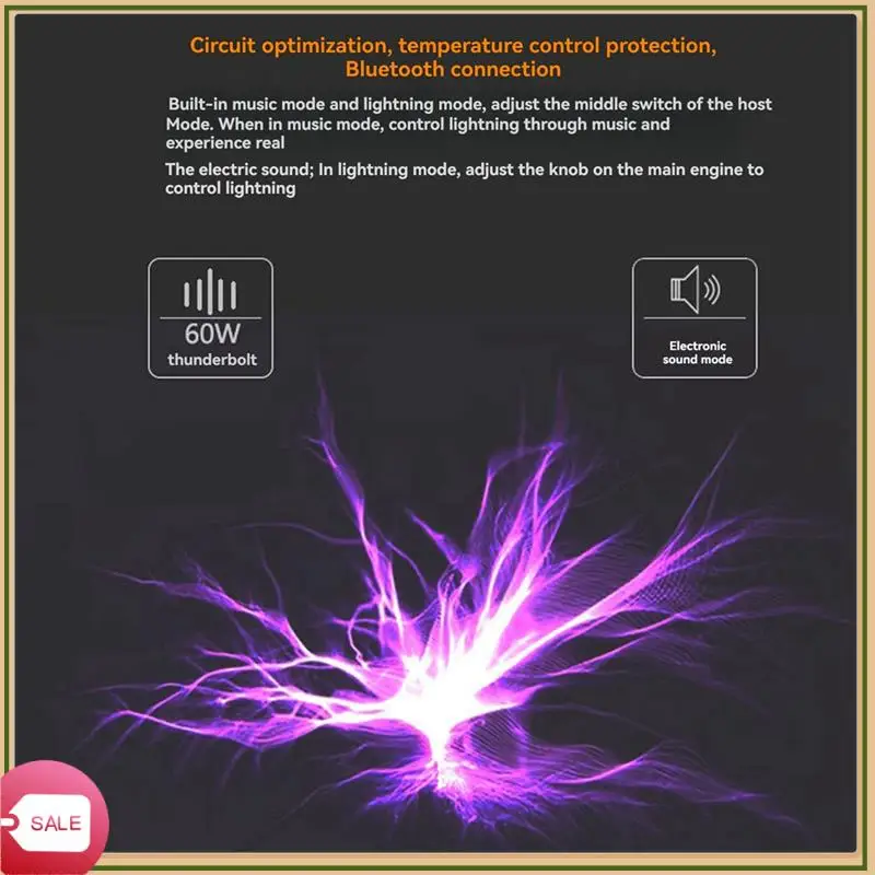 

Unique Golden Panel For Tesla Coil Bluetooth Music Tesla Coil PLUS Edition Artificial Fast Charging Magnetic Storm Coil