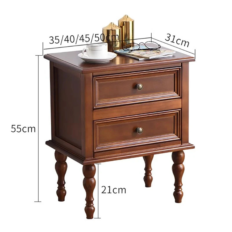 Luxury Bedroom Bedside Table Drawers Modern Wood Home Bedside Table Minimalistic Nordic Mesita De Noche Bedroom Furniture