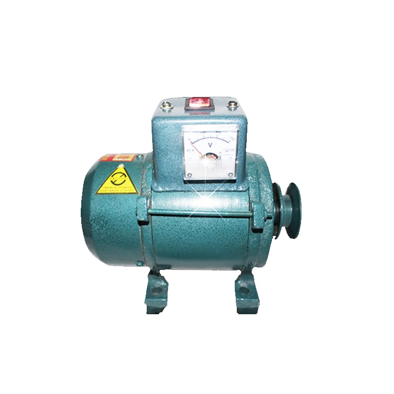 

High Power 220V 3500W Small Pulley Type Permanent Magnet Lighting Generator Belt Type 220V Diesel Engine Copper Wire