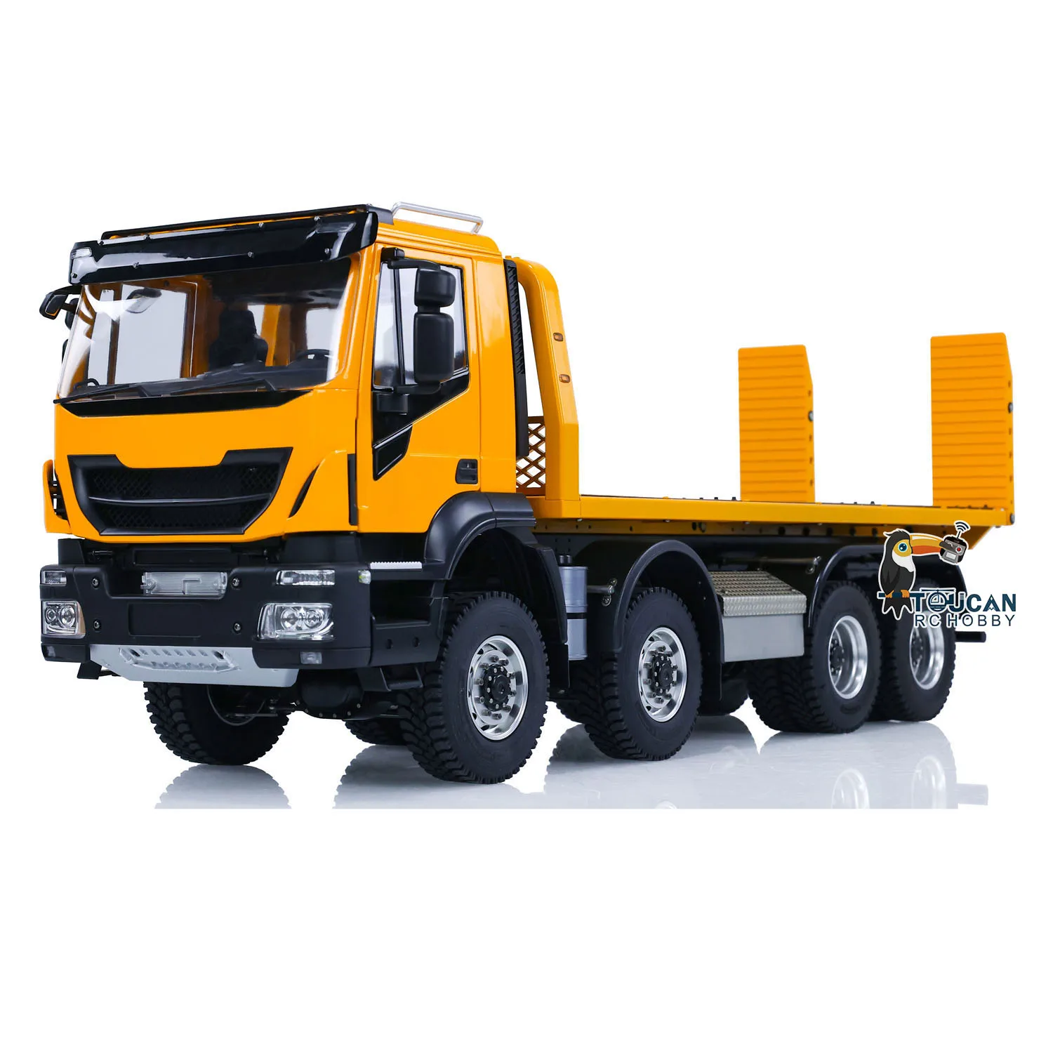 

1/14 8x4 8x8 Гидравлический RC Wrecker Грузовик Радиоуправление Спасательная техника Звуки Окрашенные желтые игрушки TOUCAN RC HOBBY для мальчиков