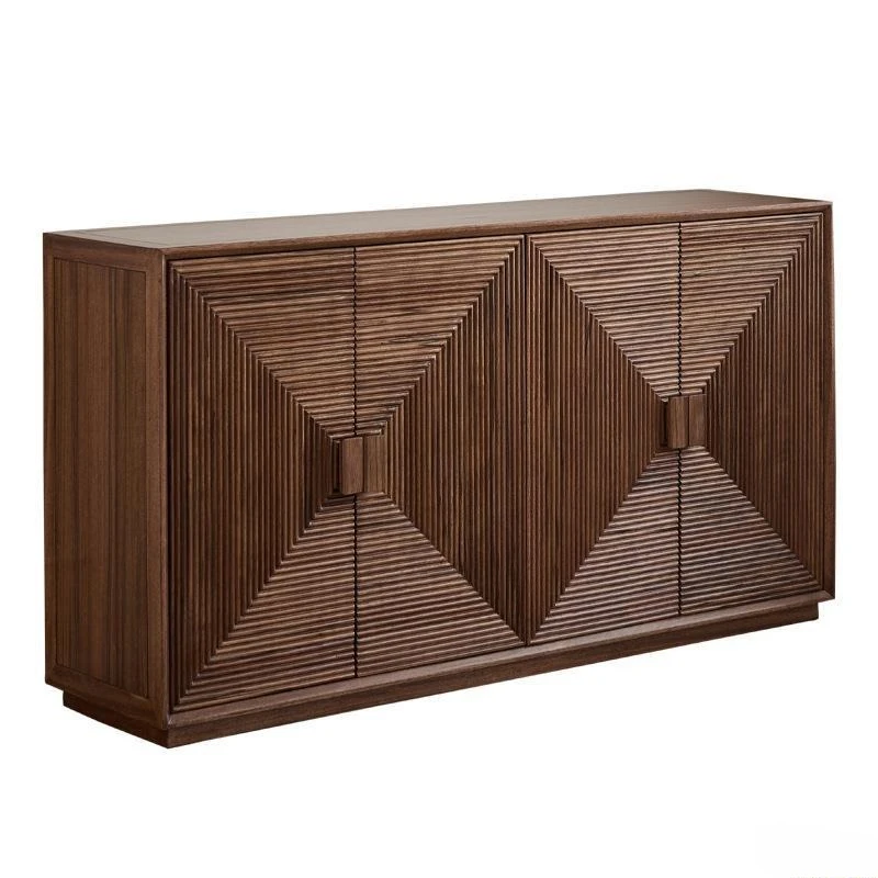 

Retro multi-functional storage cabinet, dining side cabinet, entrance cabinet, multi-layer storage locker