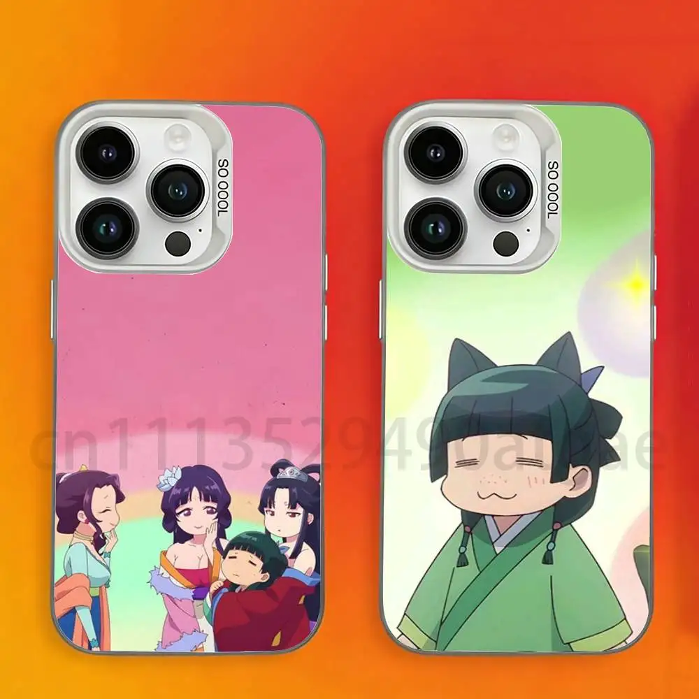 A-Apothecary Cute Maomao Phone Case For iPhone 17,16,15,14,13,12,11,Pro,Max,Plus,Mini Candy Matte Shockproof Cover