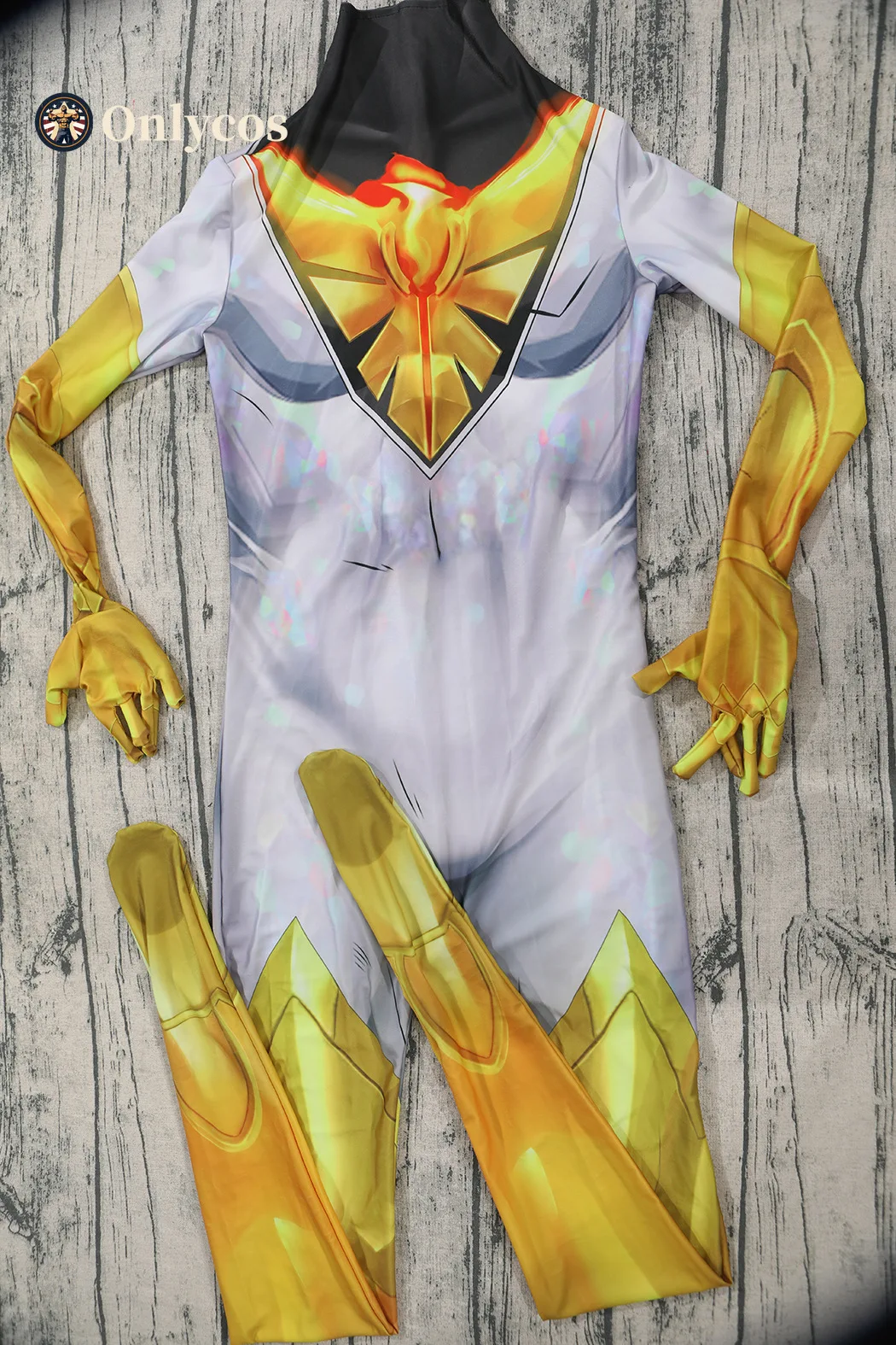 Rivals White Crown Phoenix Jean Grey Cosplay Costume Zentai Female Halloween Party Bodysuit Onlycos view 6