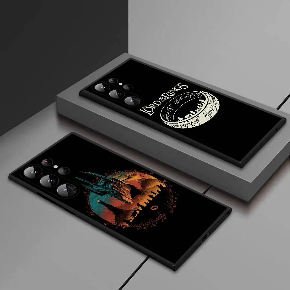 

T-The L-Lord Of The R-Rings Phone Case For Samsung Galaxy S25 Ultra S22 S23 S24 Ultra S21 S20 5G Protective Soft Silicone TPU Fu