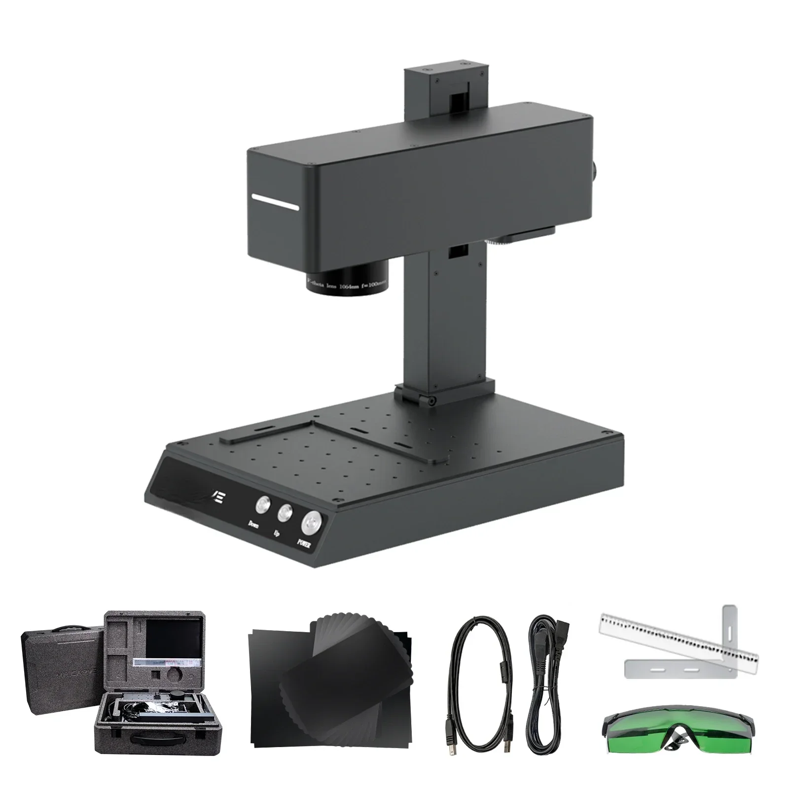 Pro Marking Machine Laser Infrared Laser Module and 5W Blue Light Laser 70x70 Carving Area Wireless APP