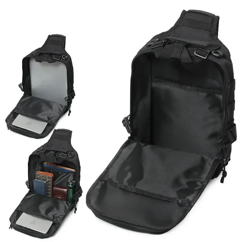 

Riding Backpack For Outdoor Activities Sports Chest Bag Men's Backpack Camouflage Single-shoulder Bag For Hiking And Trekking