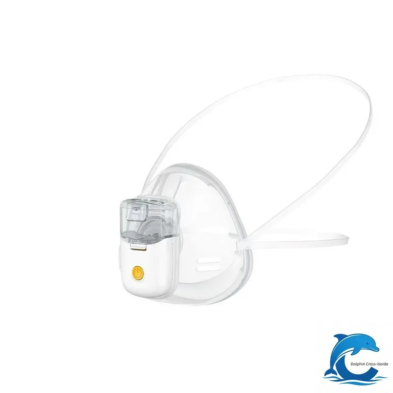 Handheld Mask Style Ultrasonic Mesh Nebulizer Portable Medical Atomizer Inhaler Machine for Adults Children Home Use