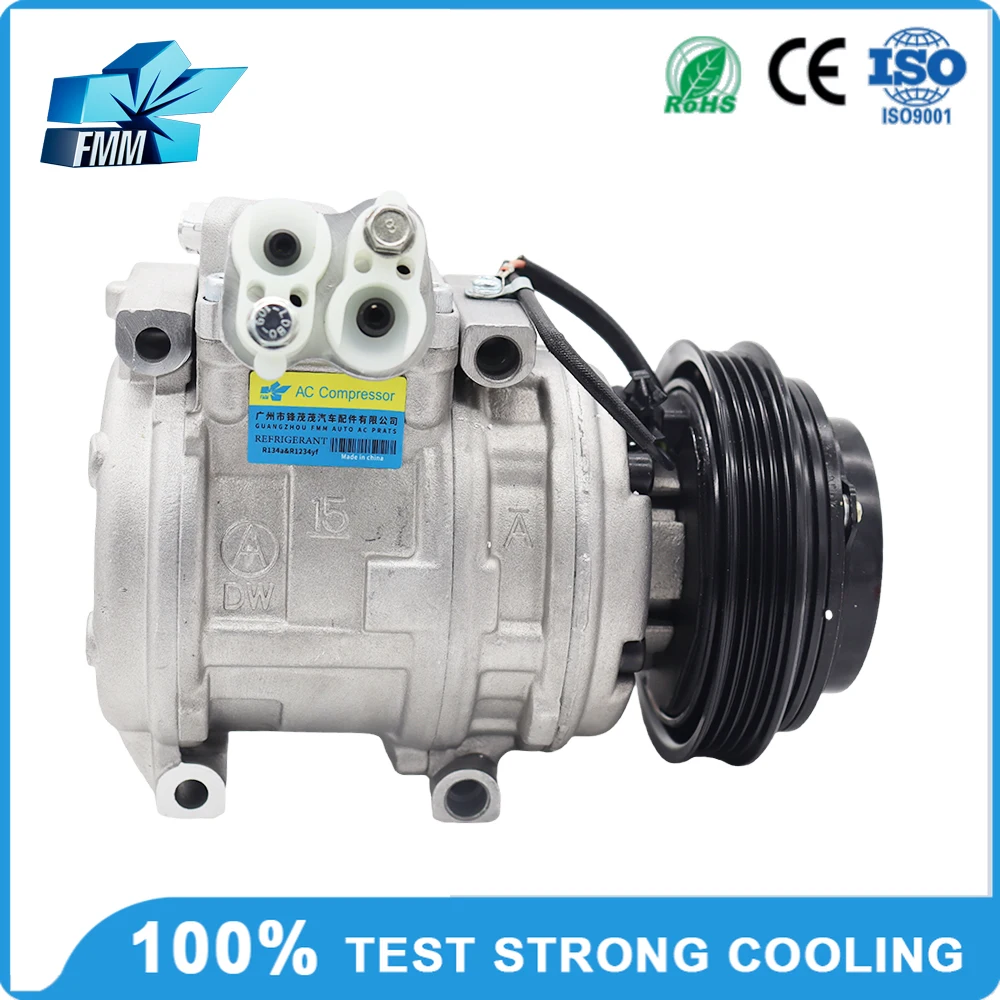 

12V Air Conditioning Compressor 4PK for Toyota Land Cruiser - Universal Car A/C Compressor Pump High Performance