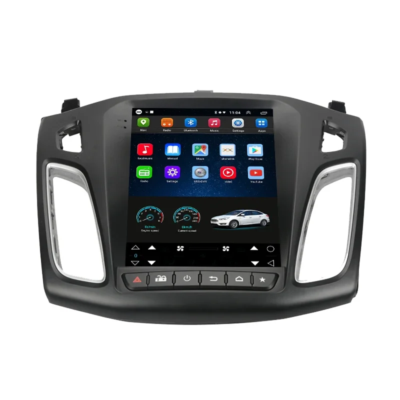 Navigation Car Stereo Radio Car DVD Video 10.4 Inch for Ford Focus 2013-2017 Carplay Head Unit Player
