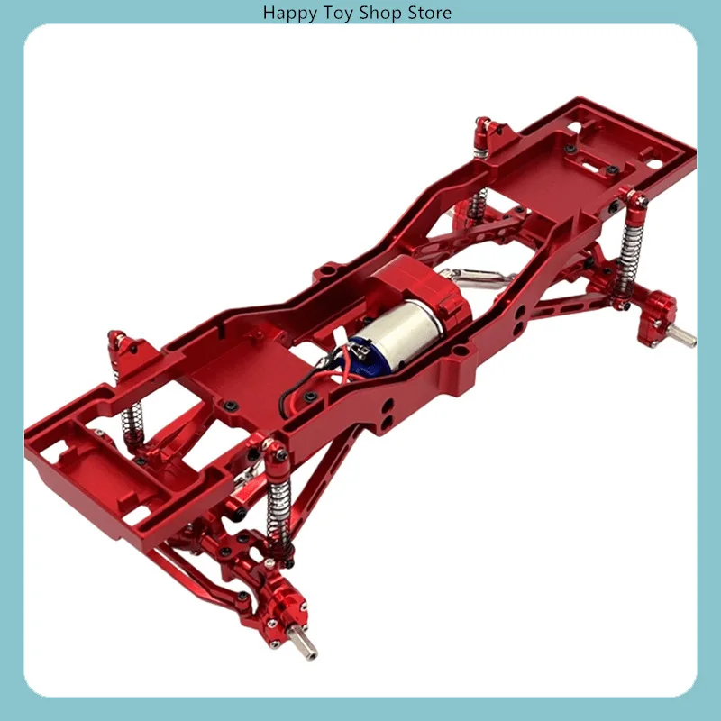 Metal Upgrade Portal Axle Rolling Chassis with 370 Motor Gearbox for Mang Niu 1/12 RC Car Spare Parts