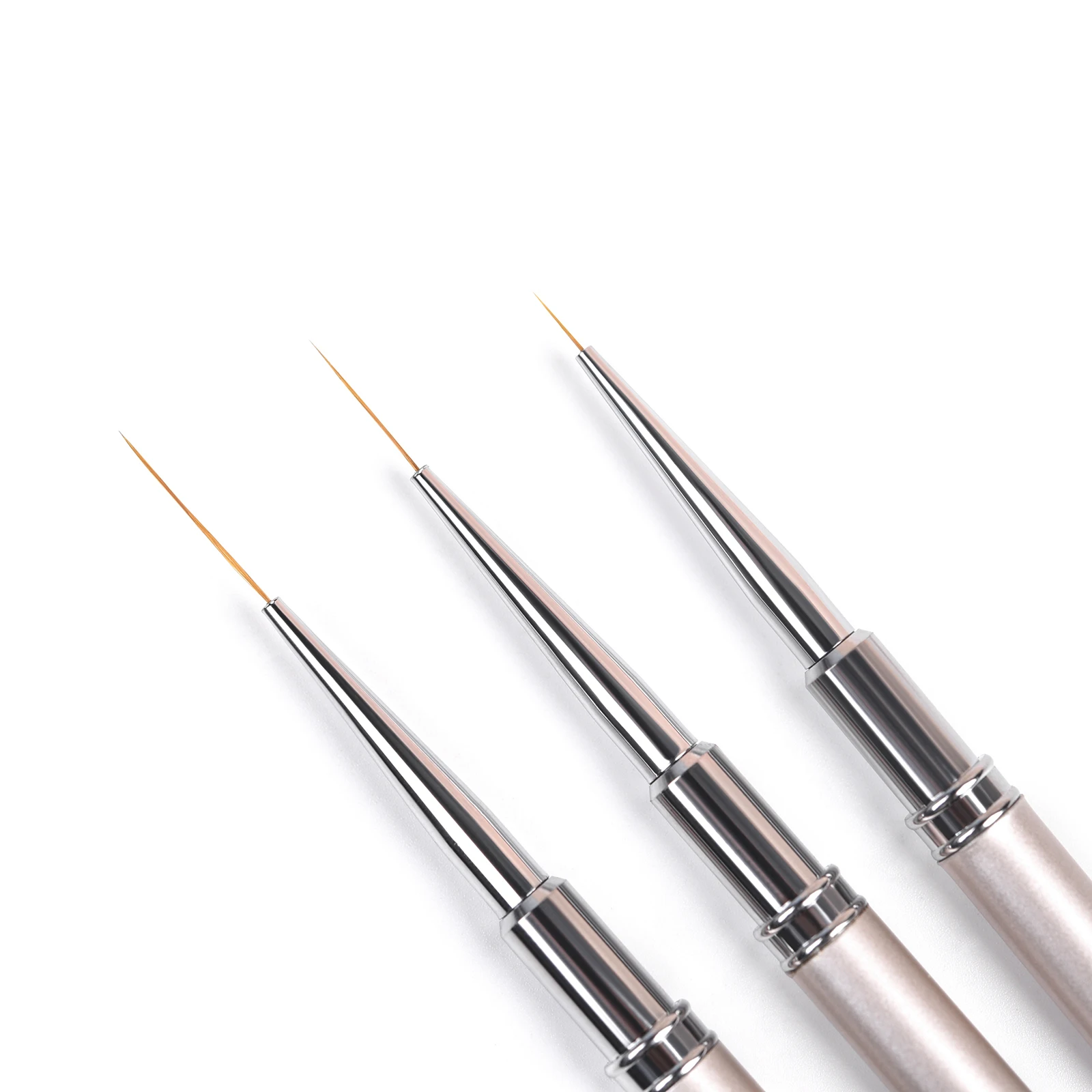 French Nail Art Thin Liner Brush 1Pc Kolinsky Sable Acrylic 8mm 15mm 20mm Nail Art Striping Brush Liner Pen Manicure Tool