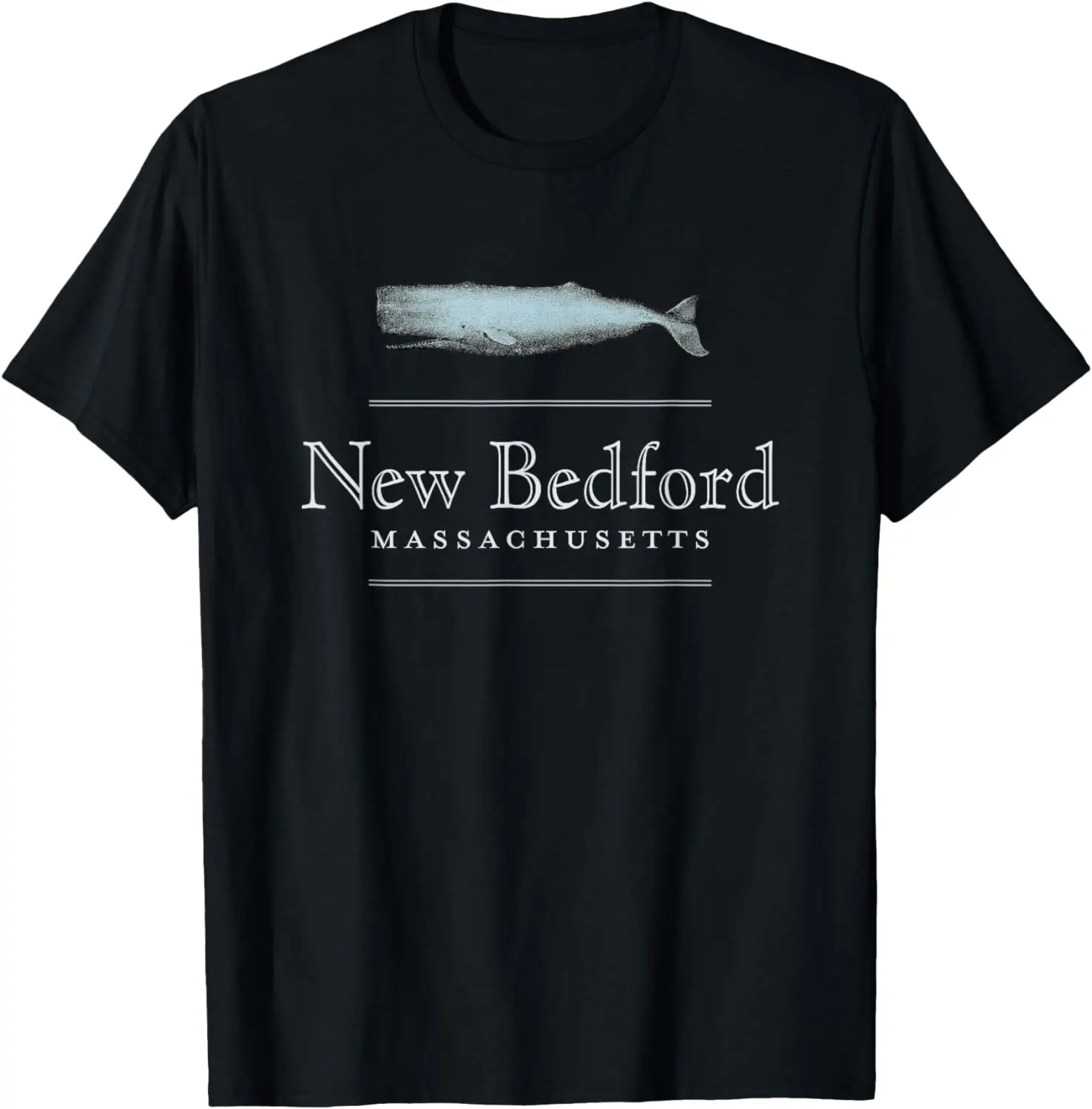

New Bedford Massachusetts Vintage Whale Design T-Shirt