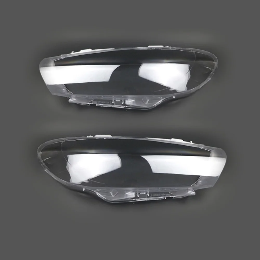 For Pair light For VW Volkswagen Scirocco 2009-2016 Car Headlight Cover Lens Lamp shade Head Light Caps Lamp Shell view 4
