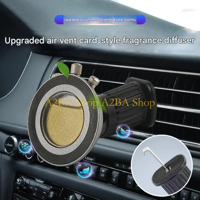 A2BA Rotating Ball Joint Car Phone Holder with Build In Long Service Fragrances Bottle