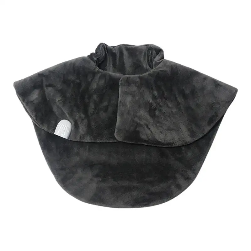 

Winter Warm Scarf Bib Shoulder Pad Cold Weather Keep Warmth Neck Wrap Bib Motorcycle Collar Guard Heating Pad Fast-Heating