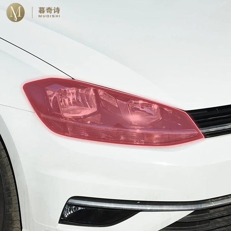 

pre cut car exterior headlight scratch resistant TPU protective film transparent For Volkswagen Golf GTI MK7 2017-2020