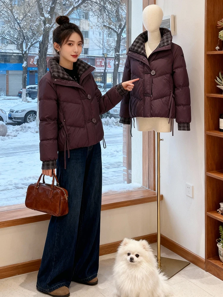 

Корейское зимнее пальто Sle Commute Thiened ort down Jaet для женщин, свободного кроя, теплое, хлопковое, новинка, модная верхняя одежда