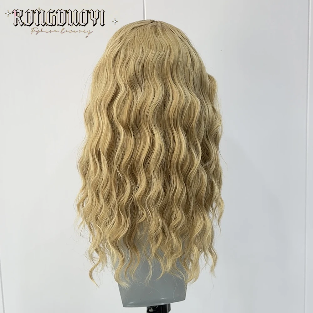 Mix 613 Blonde Wig Synthetic Hair Lace Short Natural Wave Wig Free Part Frontal Lace Wigs For Women Ready To Wear Cosplay Wigs