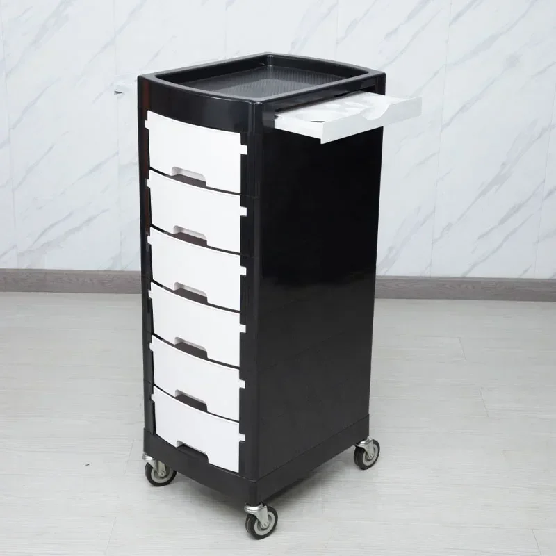 

Multifunctional Japanese Style Nail Salon Trolley Barber Shop Storable Originality Trolley Modern Furniture Skjuta En Vagn HBSC