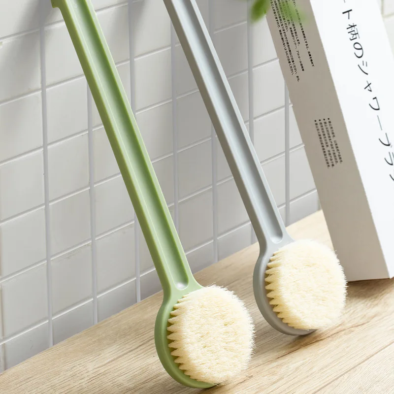 Brosse de bain à long manche, masseur expansif pour la peau, brosse HOBrush pour le dos, la douche Linge, les livres, 3 documents