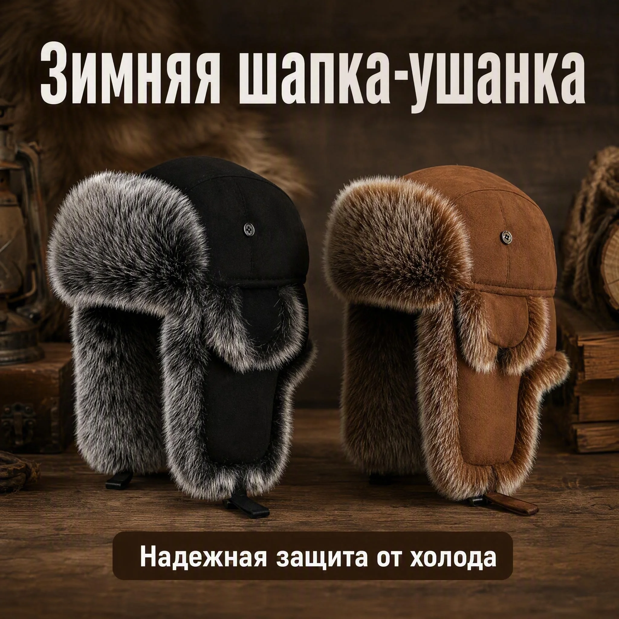 Northeast Cap Unisex Warm Snow Bonnet Earflap Hats Winter Plush Bomber Hats for Women Men Imitation Faux Fur Russian Ushanka Cap