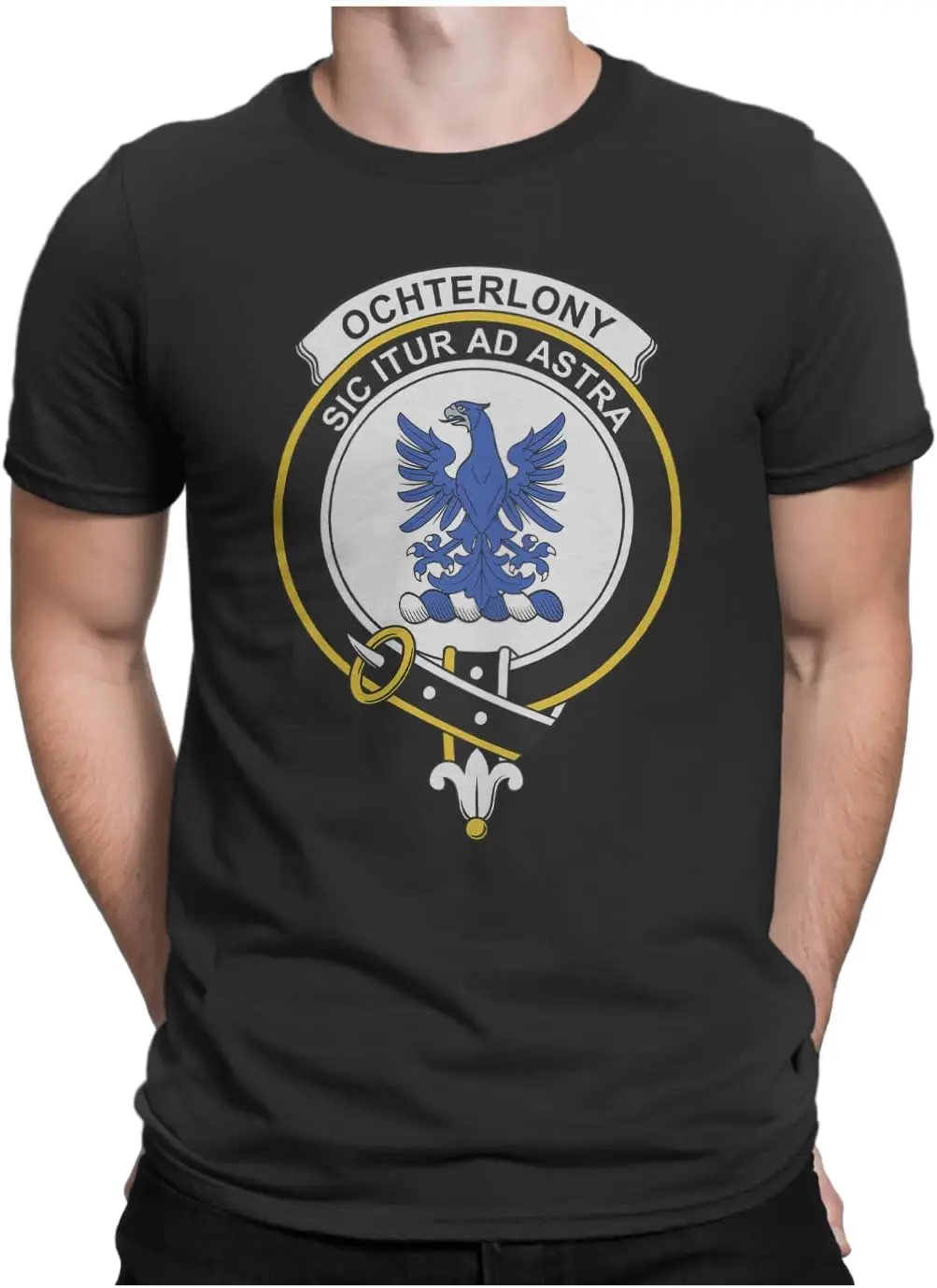 Men's Scottish Clan Crest Badge Ochterlony T-Shirt