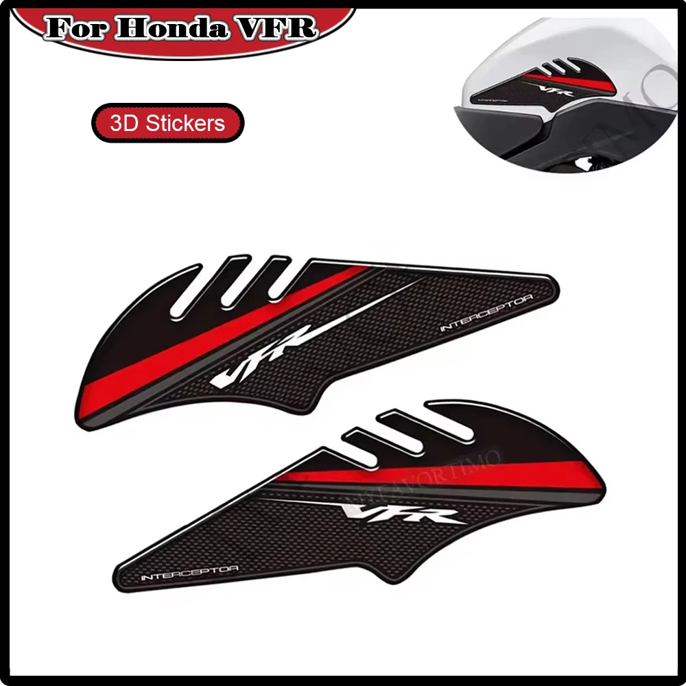 

Motorcycle For Honda VFR800 VFR 800 F X Tank Pad Side Grip Gas Fuel Oil Kit Knee windshield Trunk Luggage Protector Stickers