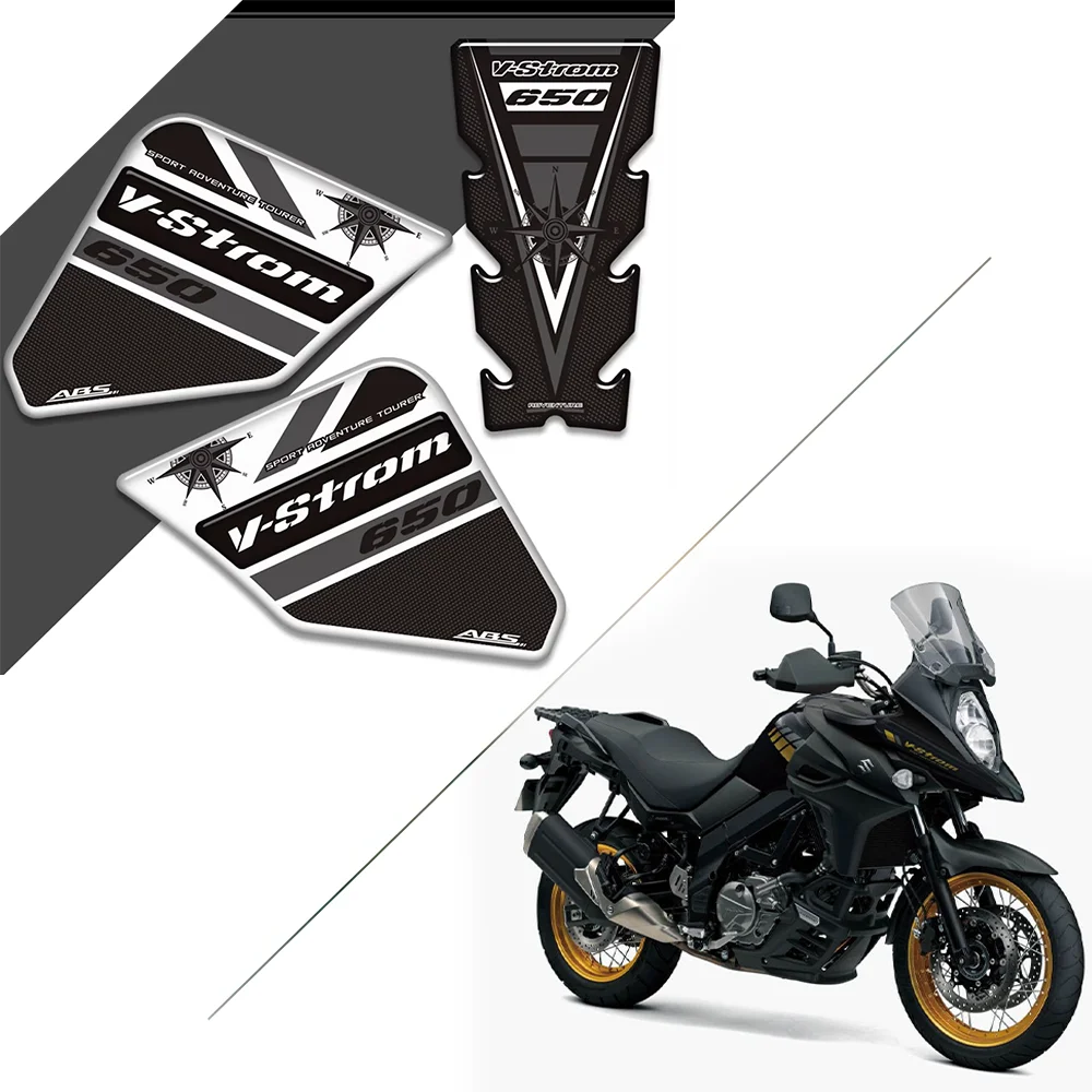 For Suzuki V-STROM VSTROM 650 DL650 XT Motorcycle Fuel Tank Sticker Decals