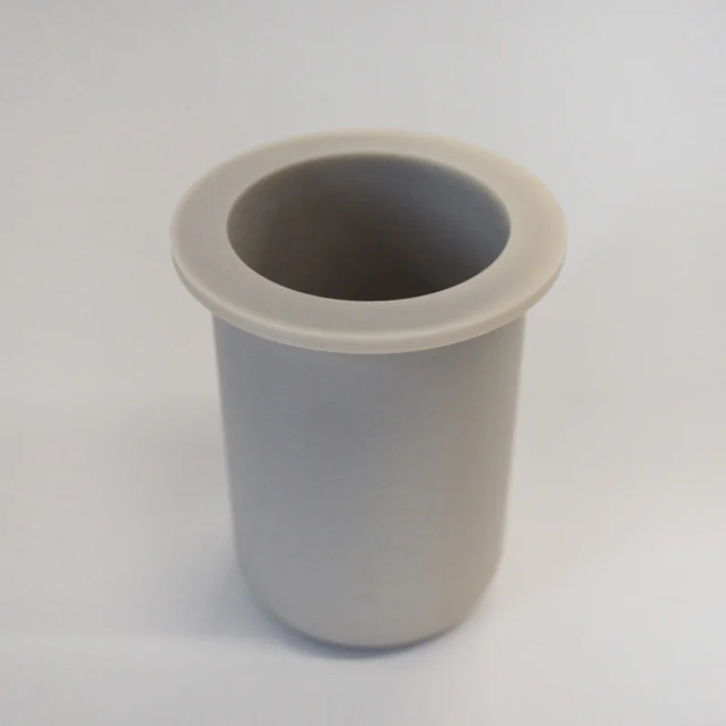 

Contact us for a quote Light grey solid customized 99.99 AIN Aluminum Nitride ceramic Crucibles