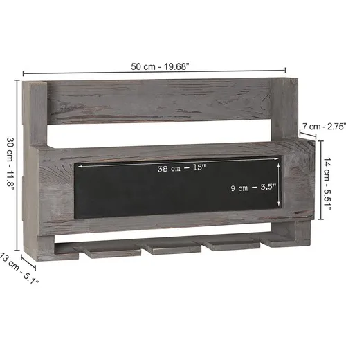 Neone Papan Tulis Rinci Rak Anggur Merenda