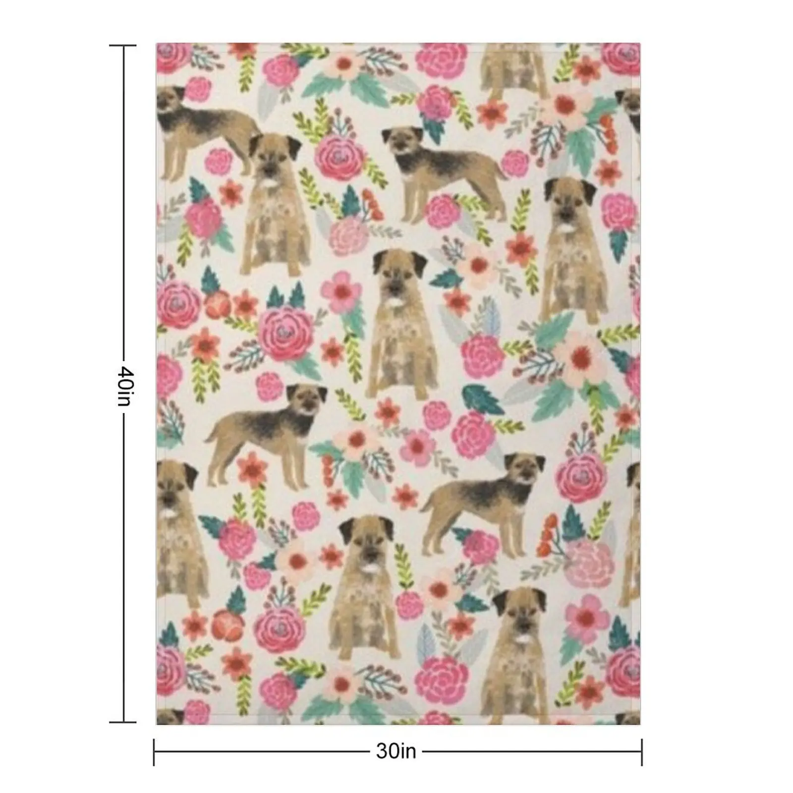BORDER TERRIER Throw Blanket Summer Beach Softest Cute Soft Plush Plaid Camping Blankets