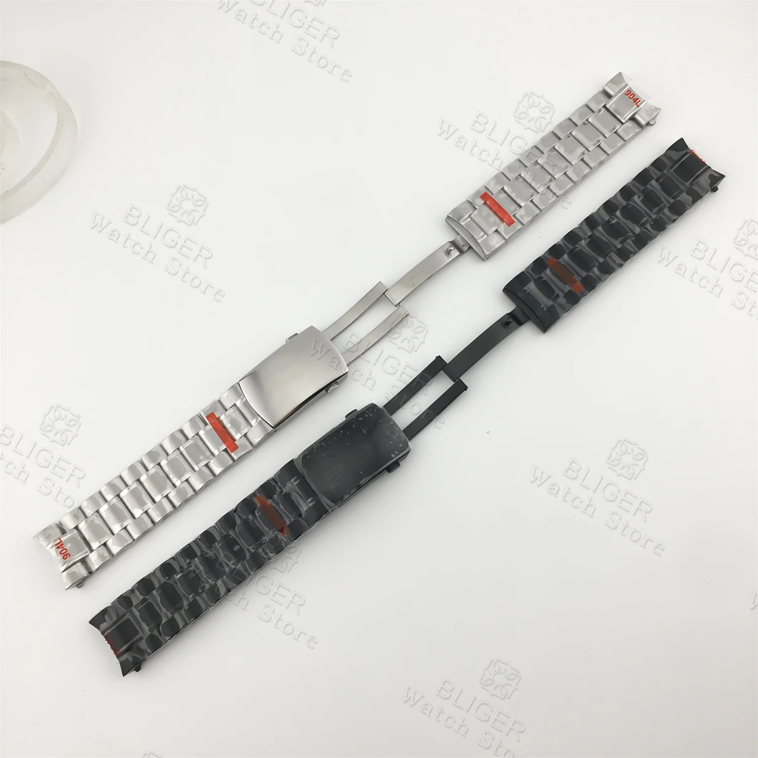 Correa de reloj de 20mm de alta calidad para caja de lunas VK63, correa de reloj de acero inoxidable, pulsera de lunas