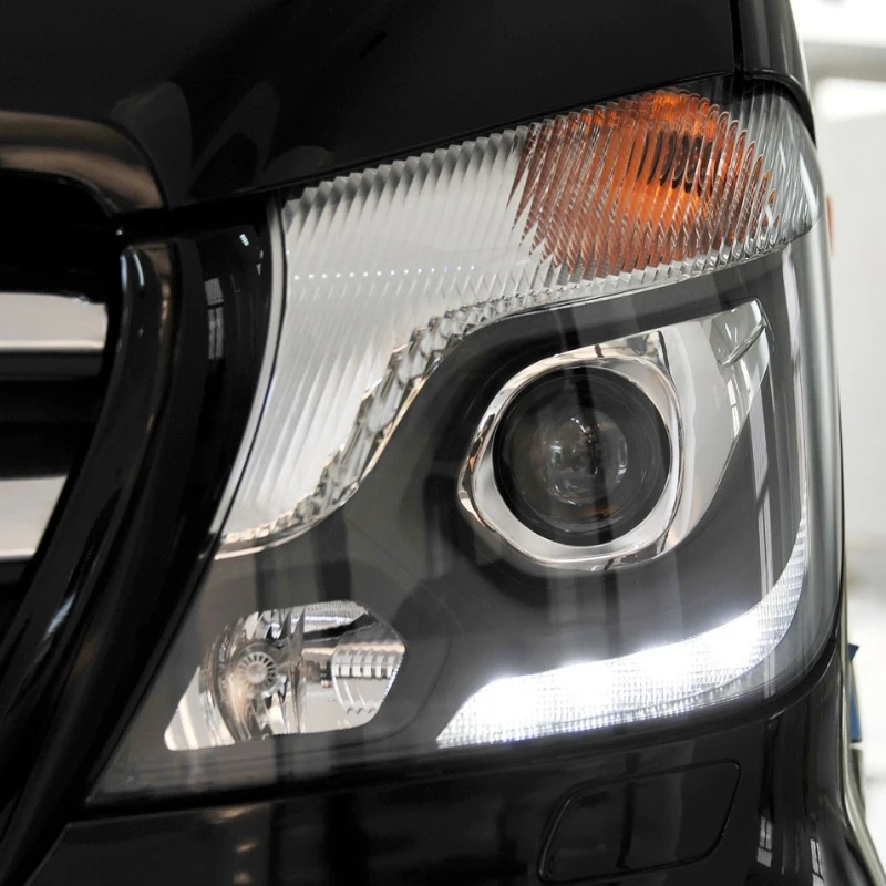 For Mercedes Benz Sprinter 2013-2018 Automotive Accessories Transparent PC Material Front Headlight Shell Cover