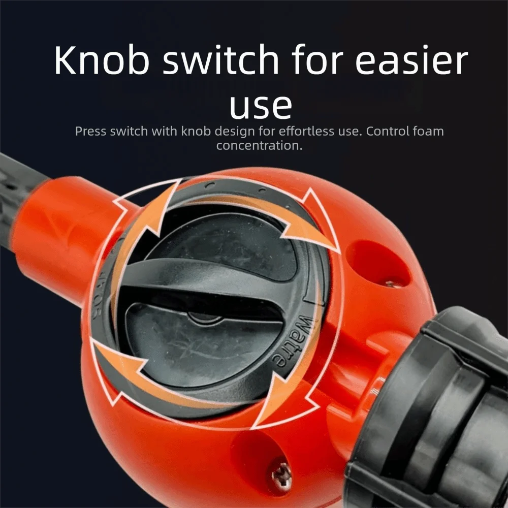 Household Use Large-Capacity Car Wash Foam Tool 1L Metal Watering Can Foam Tool Portable Transparent Foam Pot Car Cleaning